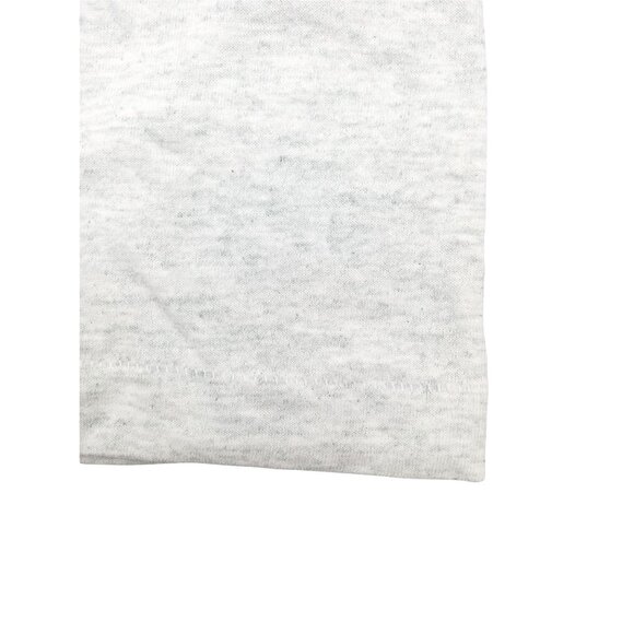 Vintage Fruit Of The Loom Ringer T Shirt Grey Pink New Men Large Single Stitch - Picture 5 of 10